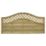 Forest Prague  Lattice Curved Top Fence Panels Natural Timber 6' x 3' Pack of 4