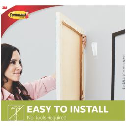 Command White Self-Adhesive Canvas Hanger