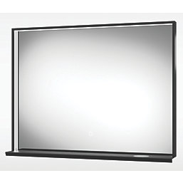 Sensio Element TrioTone Rectangular Illuminated Bathroom Mirror With QI Charger With 1200lm LED Light 800mm x 600mm