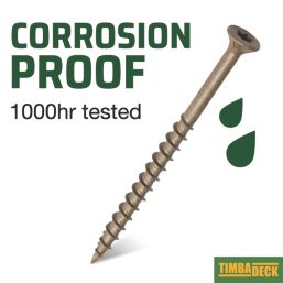 Timbadeck  PZ Double-Countersunk  Decking Screws 4.5mm x 65mm 2500 Pack