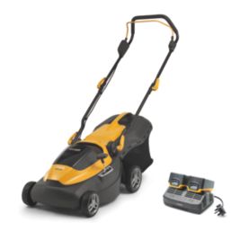 Stiga Collector 140e Kit 40V 2 x 4.0Ah Li-Ion E-Power Brushless Cordless 38cm Hand-Propelled Lawn Mower