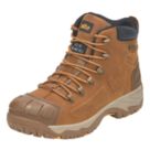 Site Fortress Size 10  Tan Waterproof Steel Toe Cap Safety Boots