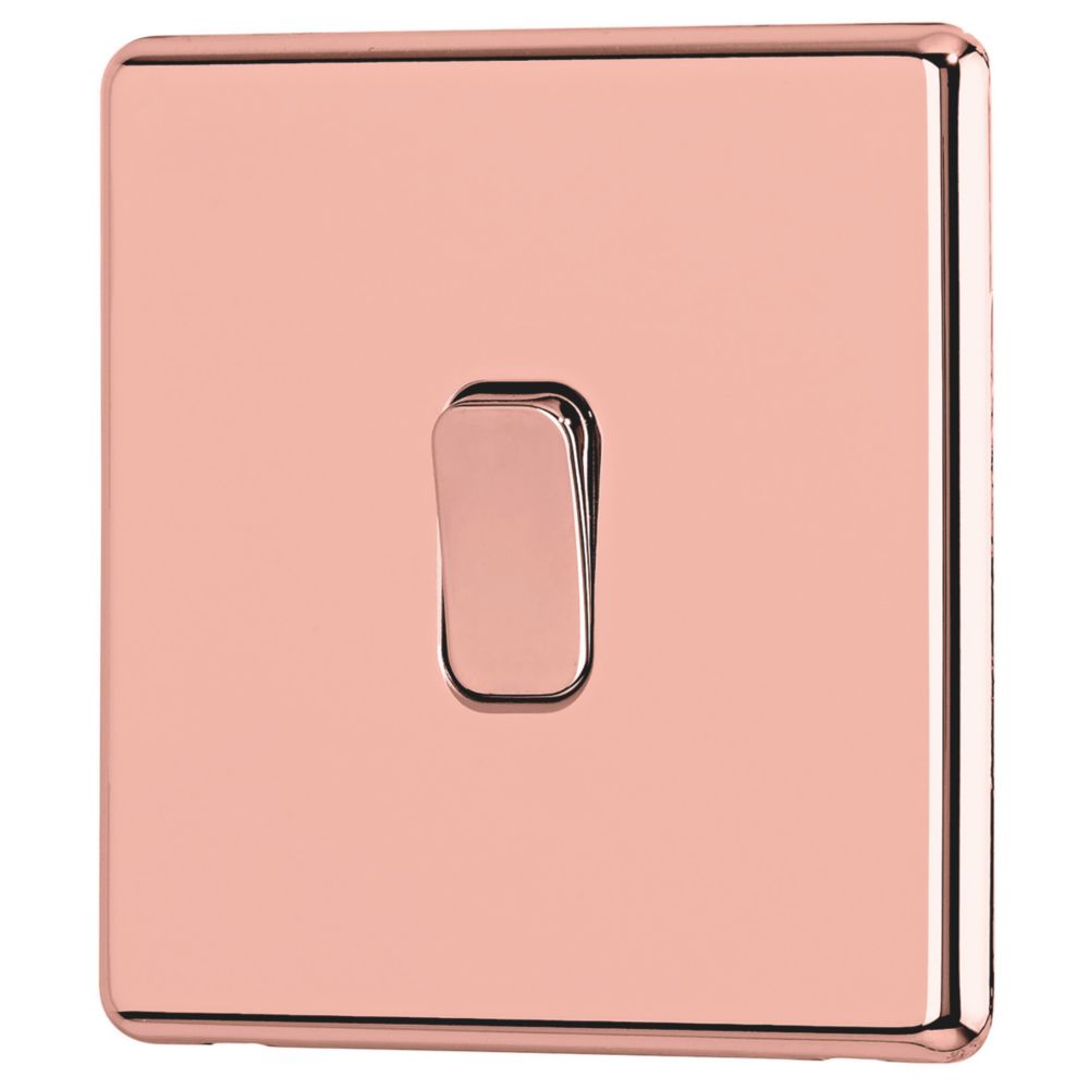 Arlec  10A 1-Gang 2-Way Light Switch  Rose Gold