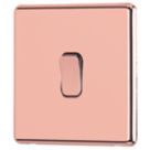Arlec  10A 1-Gang 2-Way Light Switch  Rose Gold