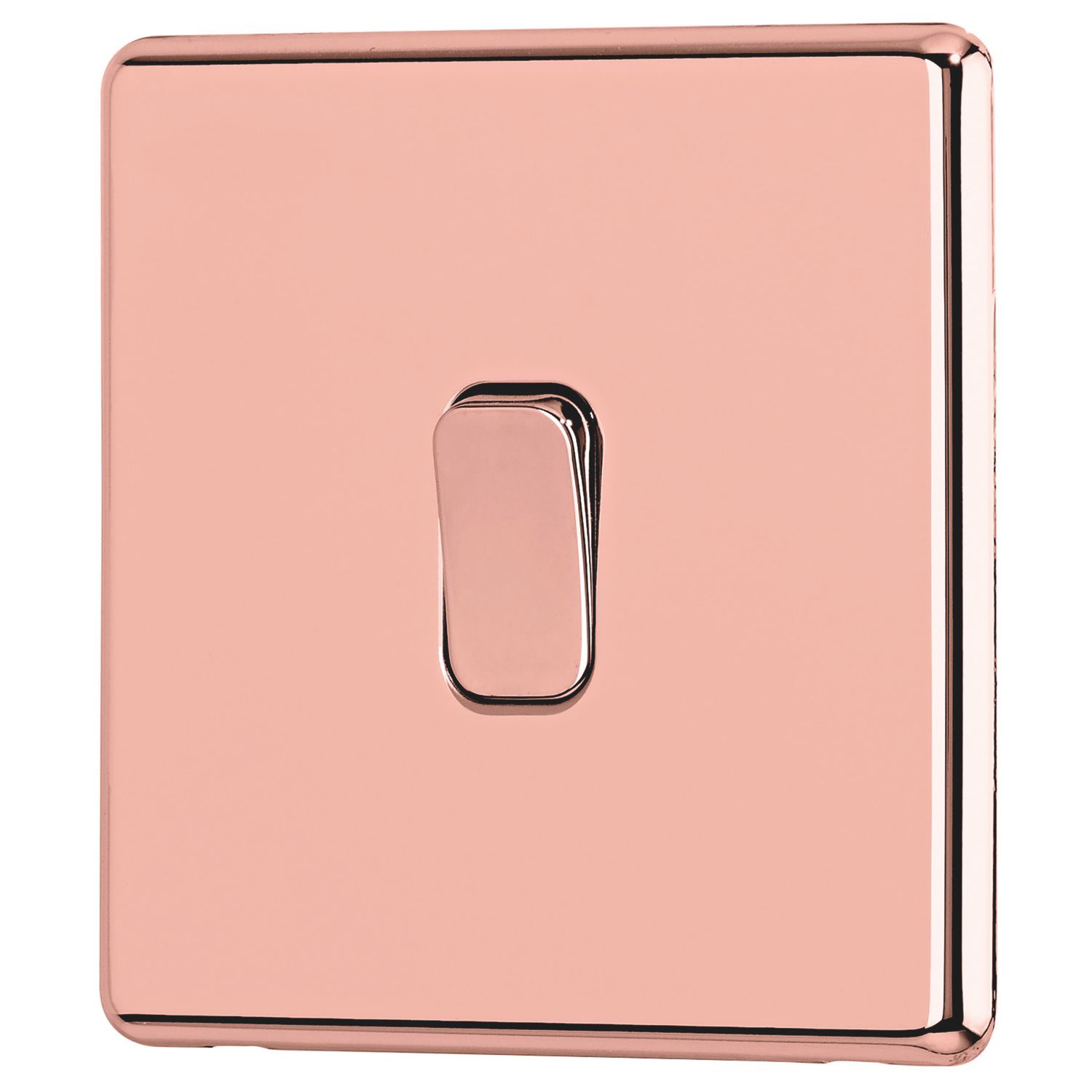 Arlec 10A 1-Gang 2-Way Light Switch Rose Gold (392RU)
