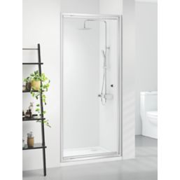 Triton Neo Six  Framed Rectangular Pivot Shower Door Chrome  800mm x 1850mm