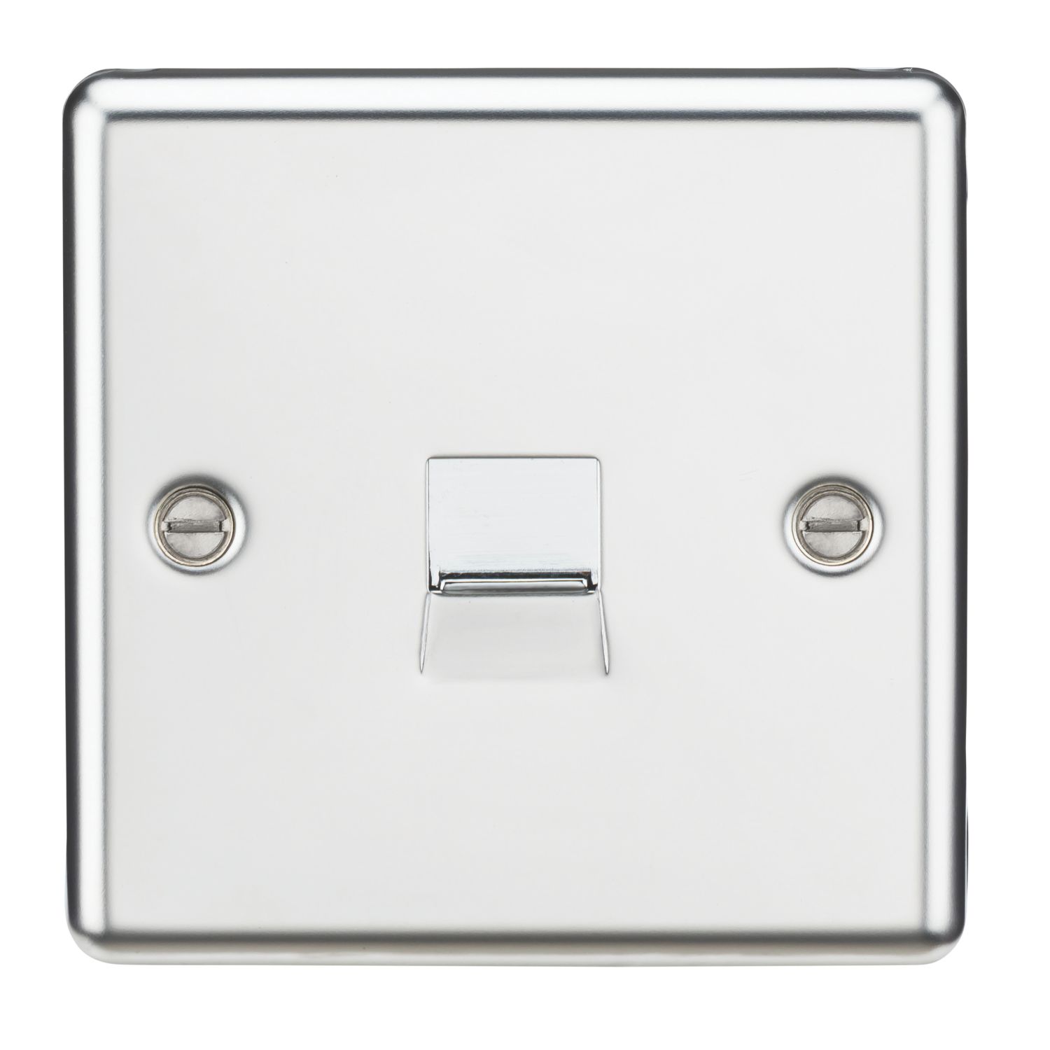 Knightsbridge 1-Gang Master Telephone Socket Polished Chrome (392TY)