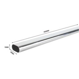 Essentials Tube Polished Chrome 1830mm x 30mm