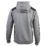 CAT Logo Panel Hooded Sweatshirt Dark Heather Grey Medium 38-41" Chest