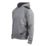 CAT Logo Panel Hooded Sweatshirt Dark Heather Grey Medium 38-41" Chest