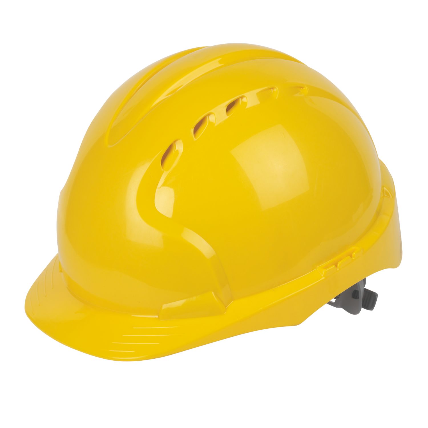 JSP EVO3 Comfort Plus Adjustable Slip Vented Safety Helmet Yellow (39301)