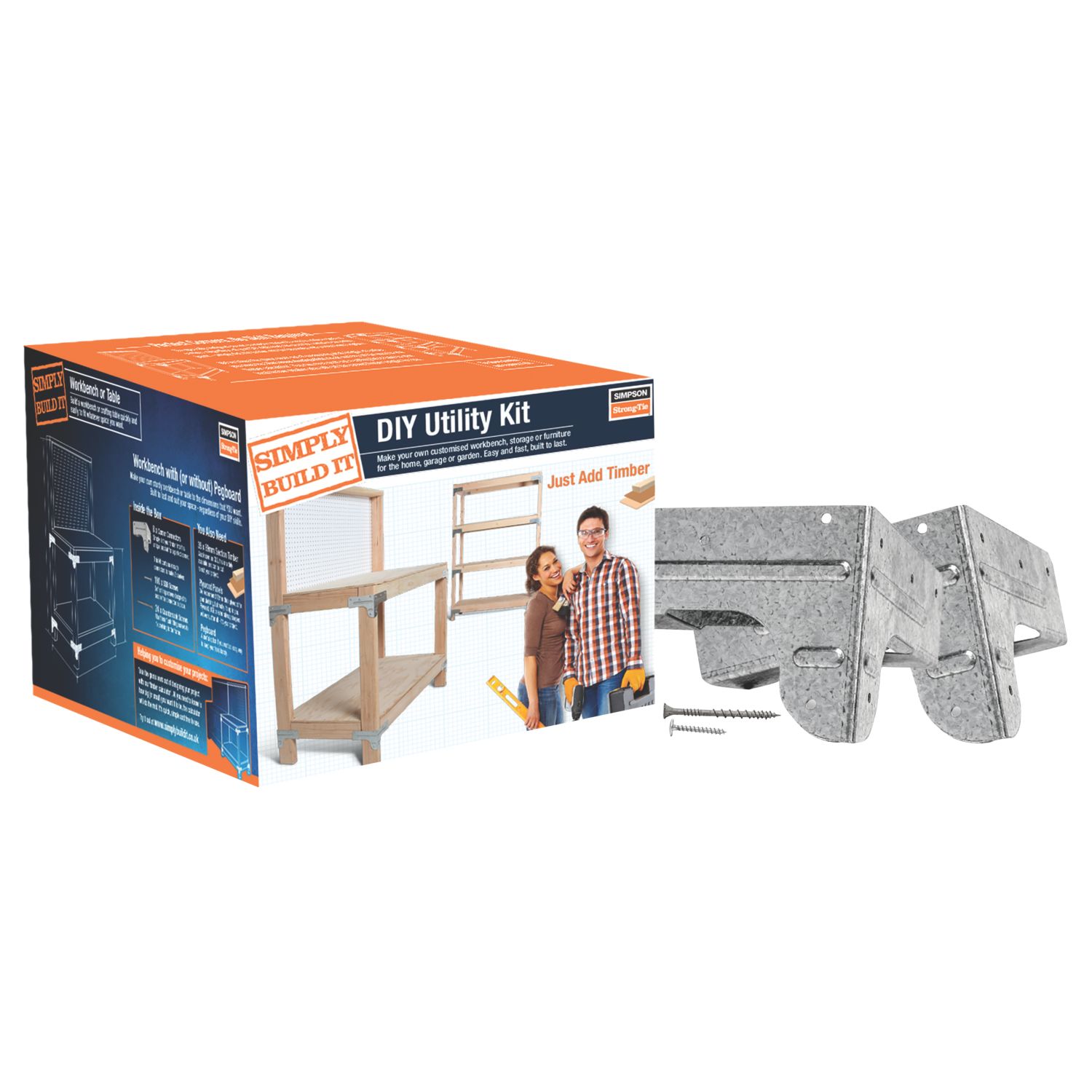 Simpson Strong-Tie Workbench Kit Metallic Galvanised Steel x (39310)