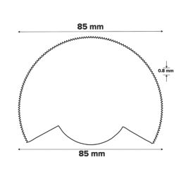 Bosch   Multi-Material Segmented Cutting Blade 85mm