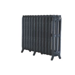 Arroll 760mm x 994mm 5896BTU Black Cast Iron 3 Column Radiator