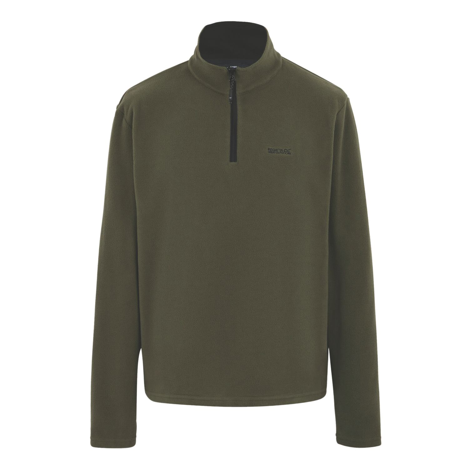 Regatta Thompson Half Zip Fleece Olive Night Medium 42.9" Chest (393AT)