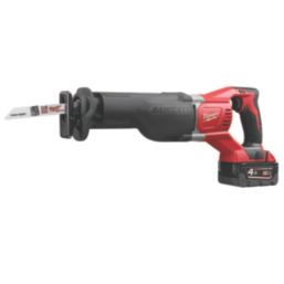 Milwaukee M18 BSX-402C 18V 2 x 4.0Ah Li-Ion RedLithium  Cordless Sawzall Reciprocating Saw