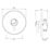Bristan Commercial Concealed Single Outlet Thermostatic Chrome Shower Valve