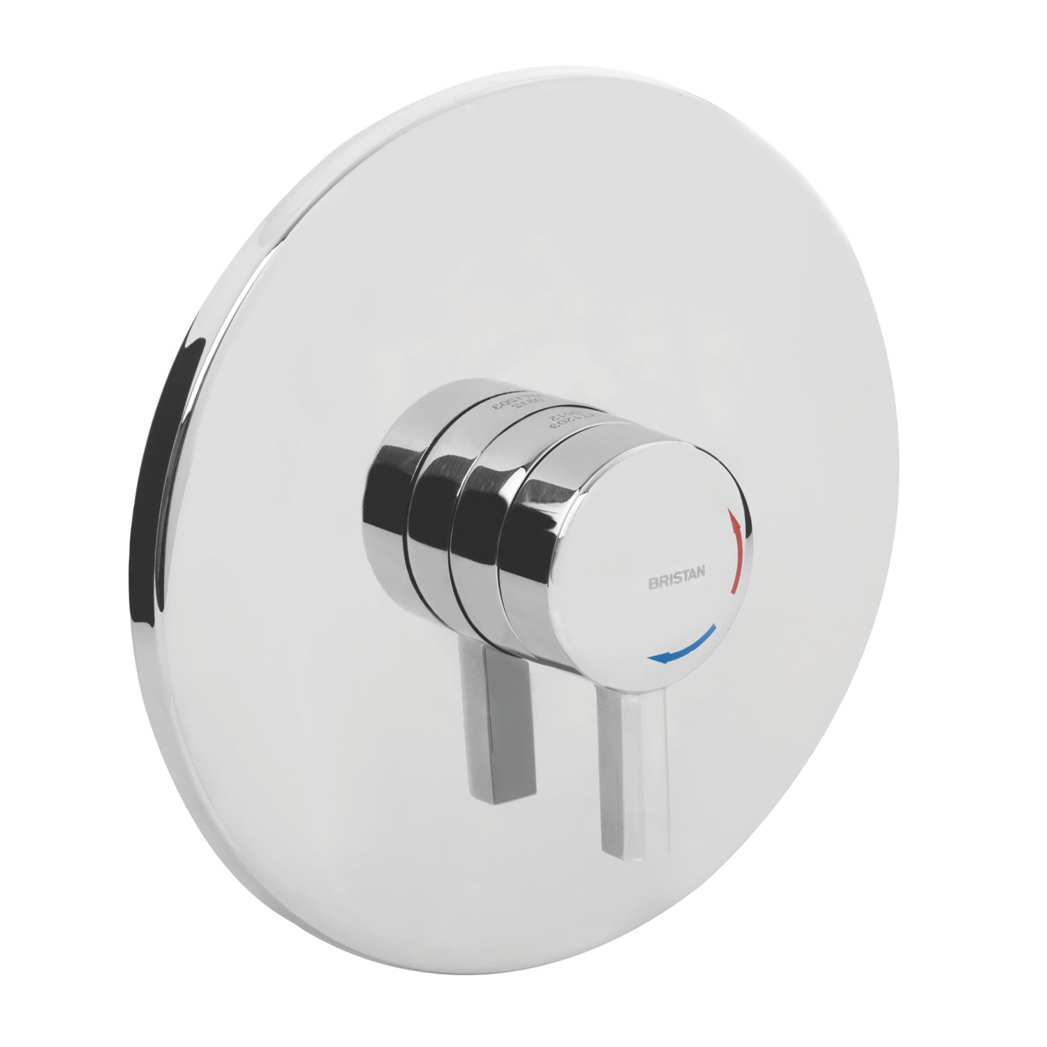 Bristan Commercial Concealed Single Outlet Thermostatic Chrome Shower Valve (393JE)