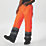 Regatta Pro Hi-Vis Over Trousers Elasticated Waist Orange / Navy Small 26" W 31" L
