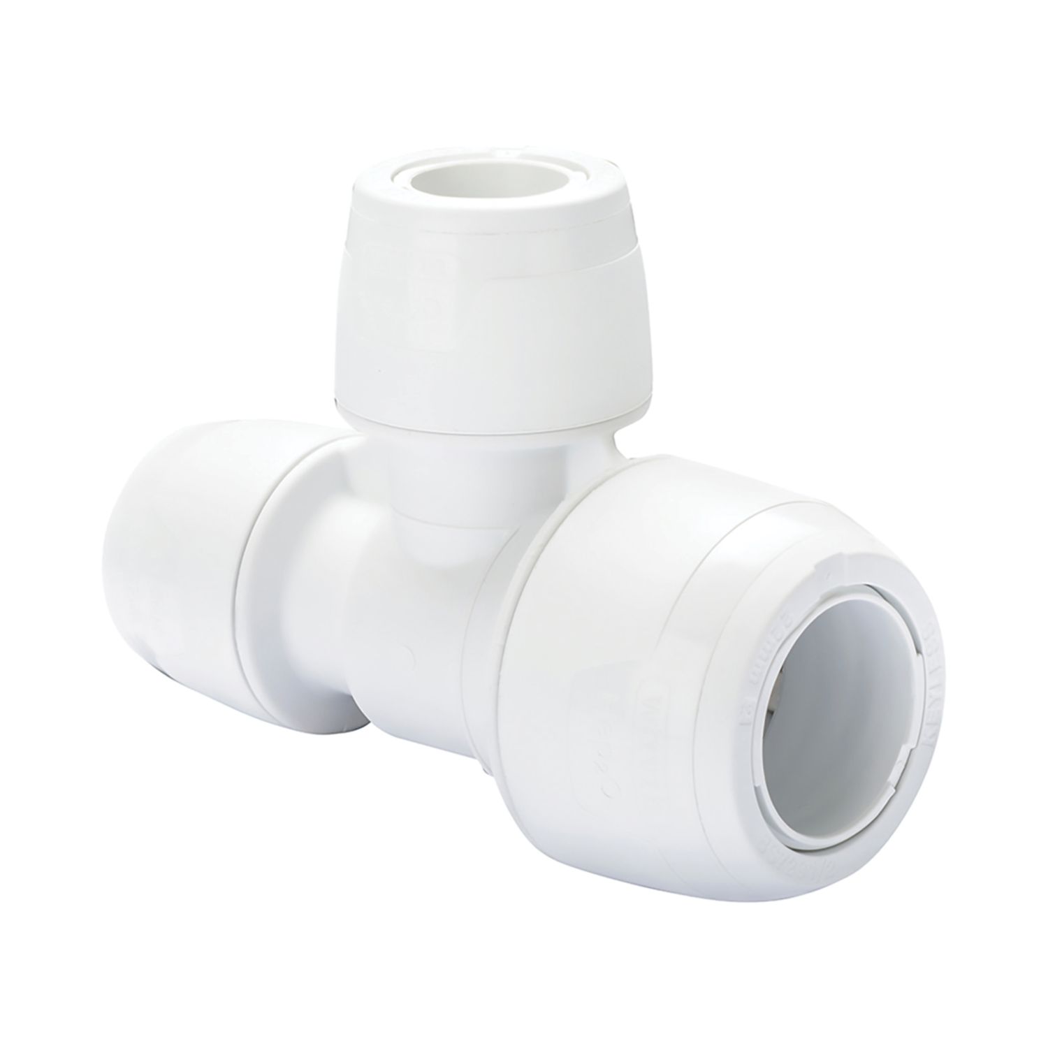 Hep2O Plastic Push-Fit Reducing Keyless Tee 22mm x 15mm x 15mm (393RE)
