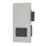 Contactum Lyric 2-Gang Dual Voltage Shaver Socket 115 - 230V Brushed Steel with Black Inserts