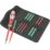 Wera Kraftform Kompakt Extra Slim 1 Tool Finder VDE Interchangeable Insulated Screwdriver Set 8 Pieces