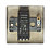 British General Nexus Metal 1-Gang 2-Way LED Dimmer Switch  Matt Black