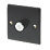 British General Nexus Metal 1-Gang 2-Way LED Dimmer Switch  Matt Black