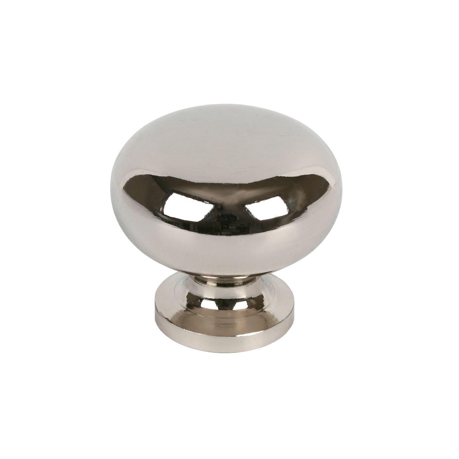 Essentials Sleek Round Knobs Polished Chrome 30mm 2 Pack (39455)