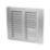 Map Vent Fixed Louvre  Vent Silver 229mm x 229mm