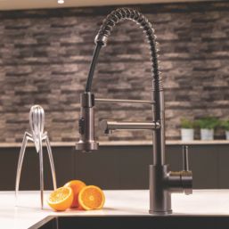 ETAL  Flexi Style 3-in-1 Instant Boiling Water Kitchen Tap Gun Metal