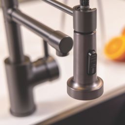 ETAL  Flexi Style 3-in-1 Instant Boiling Water Kitchen Tap Gun Metal