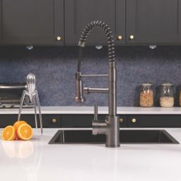 ETAL  Flexi Style 3-in-1 Instant Boiling Water Kitchen Tap Gun Metal