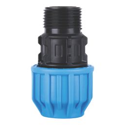 Flomasta  MDPE Male Adaptor 25mm x 1"