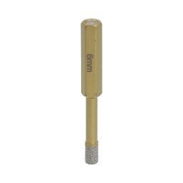 Norton Expert  Hex Shank Diamond Tile VB Dry Core Bit 6cm x 68mm
