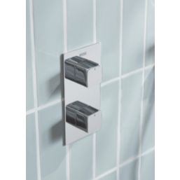 Bristan Cobalt HP/Combi Flexible Concealed Chrome Plated Thermostatic Dual Control Shower Kit