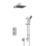 Bristan Cobalt HP/Combi Flexible Concealed Chrome Plated Thermostatic Dual Control Shower Kit
