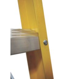 Lyte Fibreglass 1.26m 5 Step Swingback A Frame Step Ladder