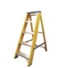 Lyte Fibreglass 0.99m 5 Step Swingback A Frame Step Ladder