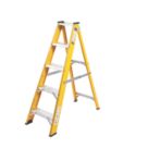 Lyte Fibreglass 1.26m 5 Step Swingback A Frame Step Ladder