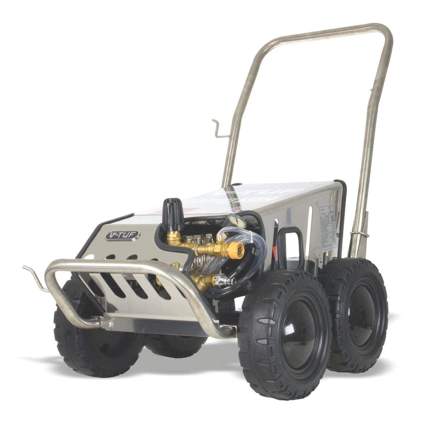 V-Tuf RAPIDSSC110V 100bar Electric Stainless Site Pressure Washer 2200W 110V (394FN)