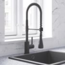 Swirl Seville  Mixer Tap Matt Black