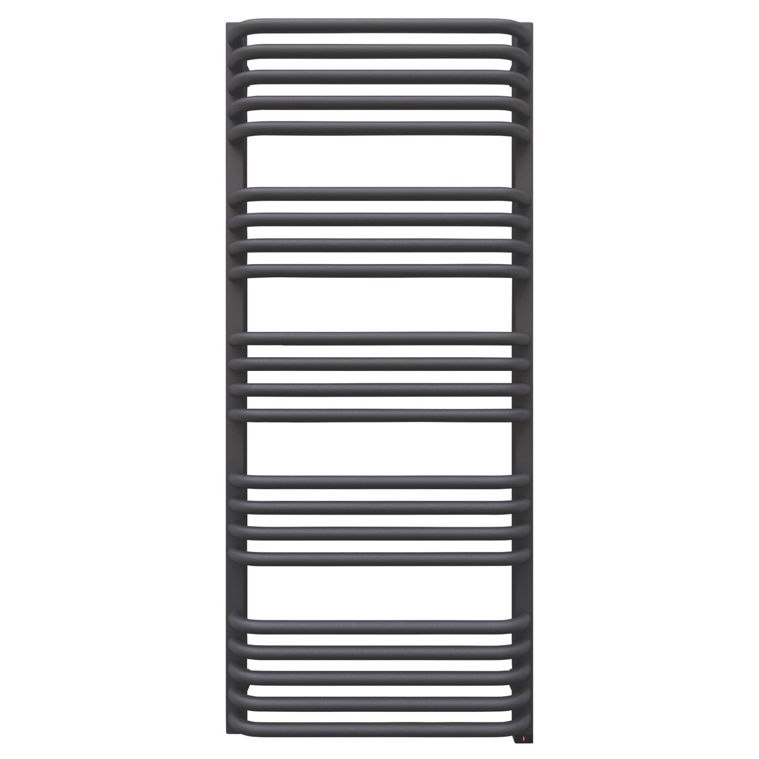 Terma 1140mm x 500mm 2046BTU Dark Grey Curved Electric Towel Radiator (394HR)