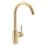 Streame by Abode Nico Swan Single Lever Mono Mixer Brushed Brass