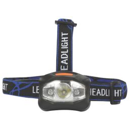 Diall   LED Head Torch Black 120lm