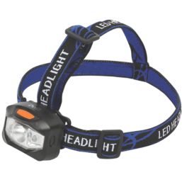 Diall   LED Head Torch Black 120lm