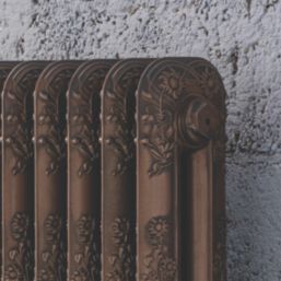 Arroll 597mm x 684mm 2590BTU Antique Bronze Cast Iron 2 Column Radiator