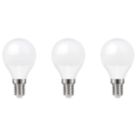 LAP  E14 Mini Globe LED Light Bulb  250lm 2.2W 3 Pack