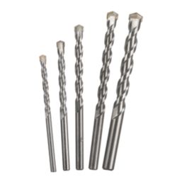 Titan Straight Shank Masonry Drill Bits 5 Piece Set Screwfix