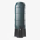 Straight PLC Rainsaver Water Butt Kit Green 100Ltr